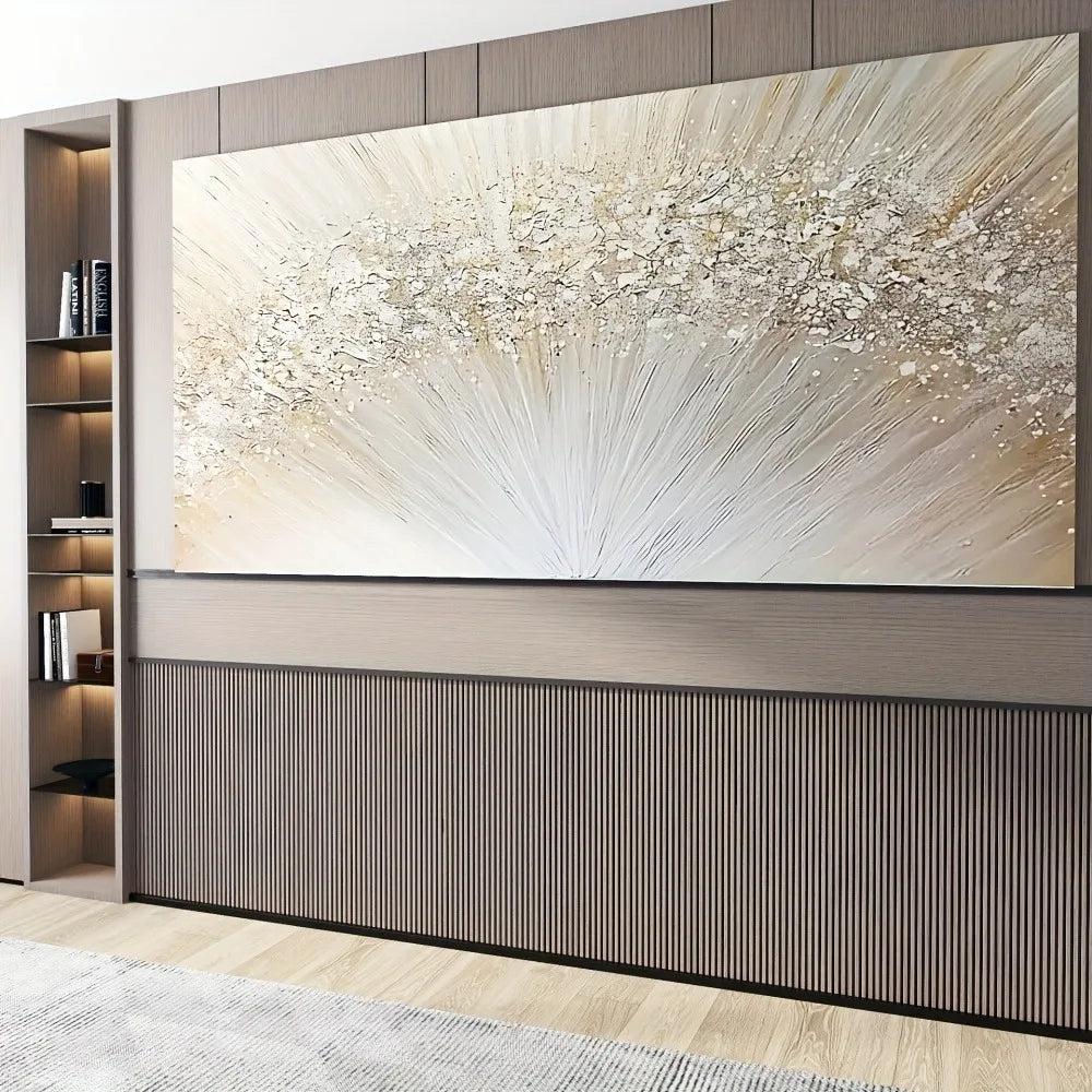 Twisting and bending of lines:Visual flow in abstract paintings,suitable for interior decoration,1.5 inch thick pine solid frame