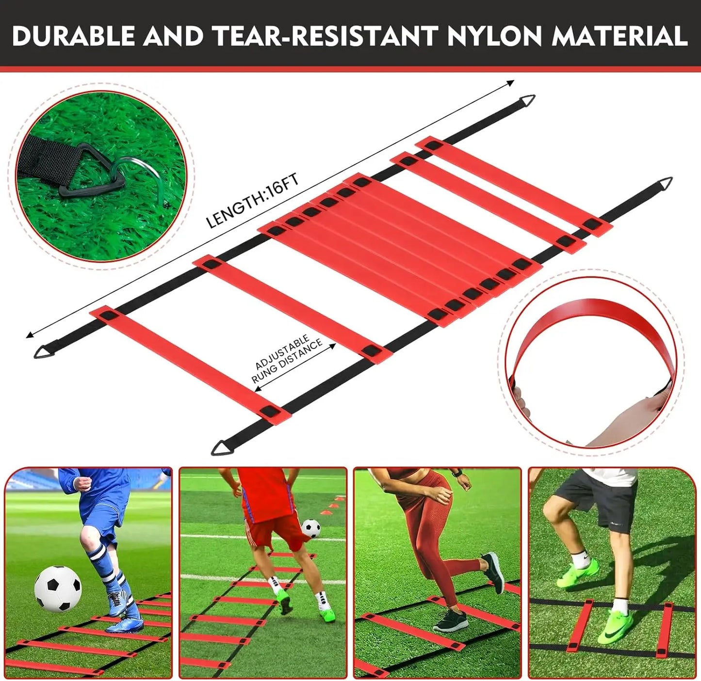 6x4 ft Soccer Goals Set with Portable Net, Ball, Cones, and Carry Bag for Backyard Beach Training