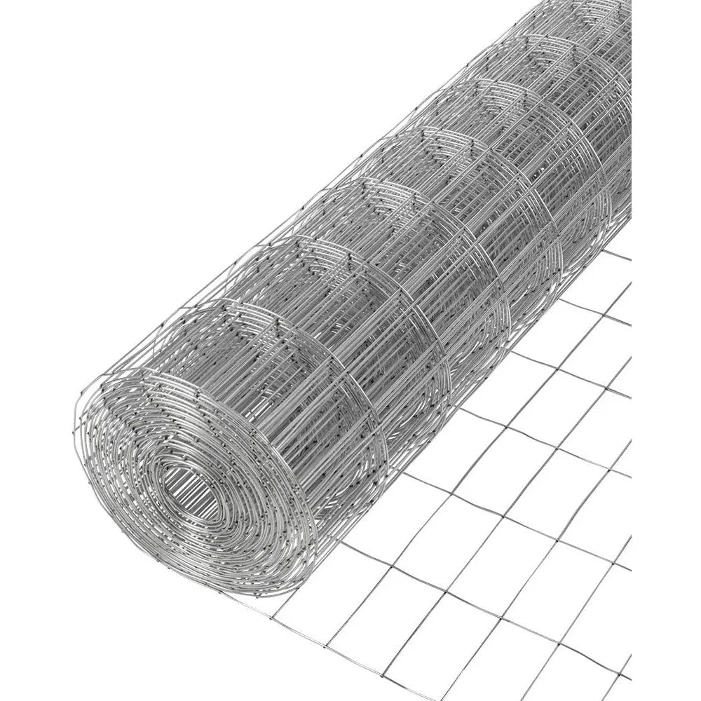 Free Delivery - Welded Wire 2X4 Inch Mesh 48 Inch X 50 Foot 14 Gauge Galvanized Steel Wire Fence Ideal for Animal Enclosures,