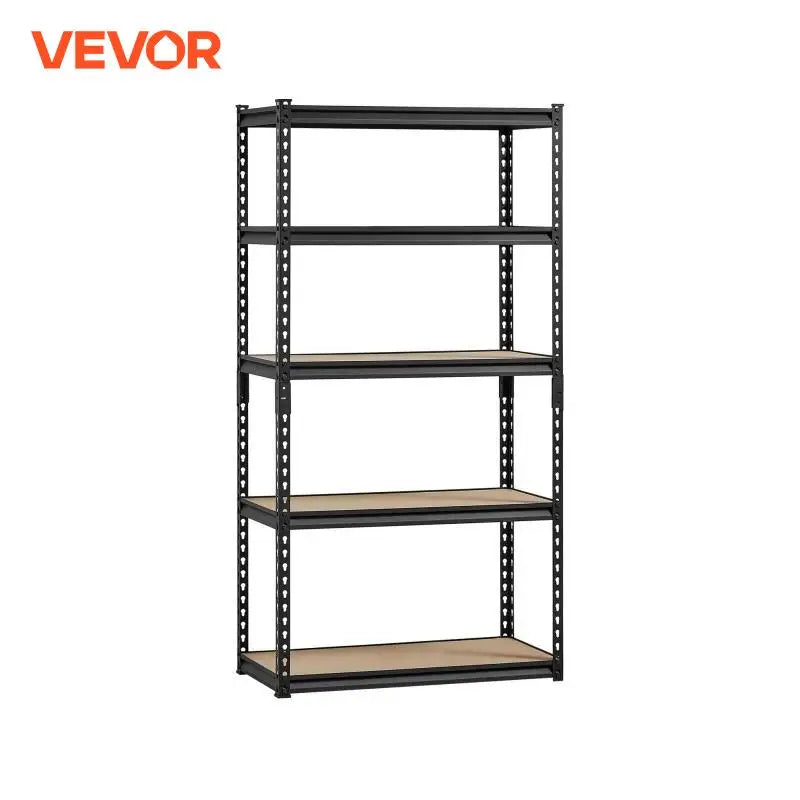 VEVOR 5 Tier Metal Garage Shelf Units 400lbs Per Shelf with Height Adjustable Storage Shelving for Warehouse Workshop Office