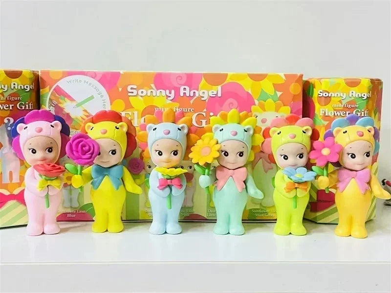 New Sonny Angel Dinosaur Series Hippers Harvest Cute Hippie Doll Trendy Car Mobile Phone Ornaments Dumplings Children'S Toy Gift