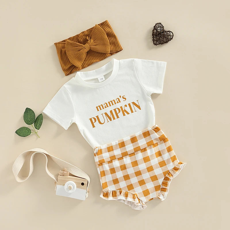 3Pcs Baby Boy s Outfit Set Stylish Graphic Print Tee and Denim Shorts with Matching Cap Socks for a Trendy Look