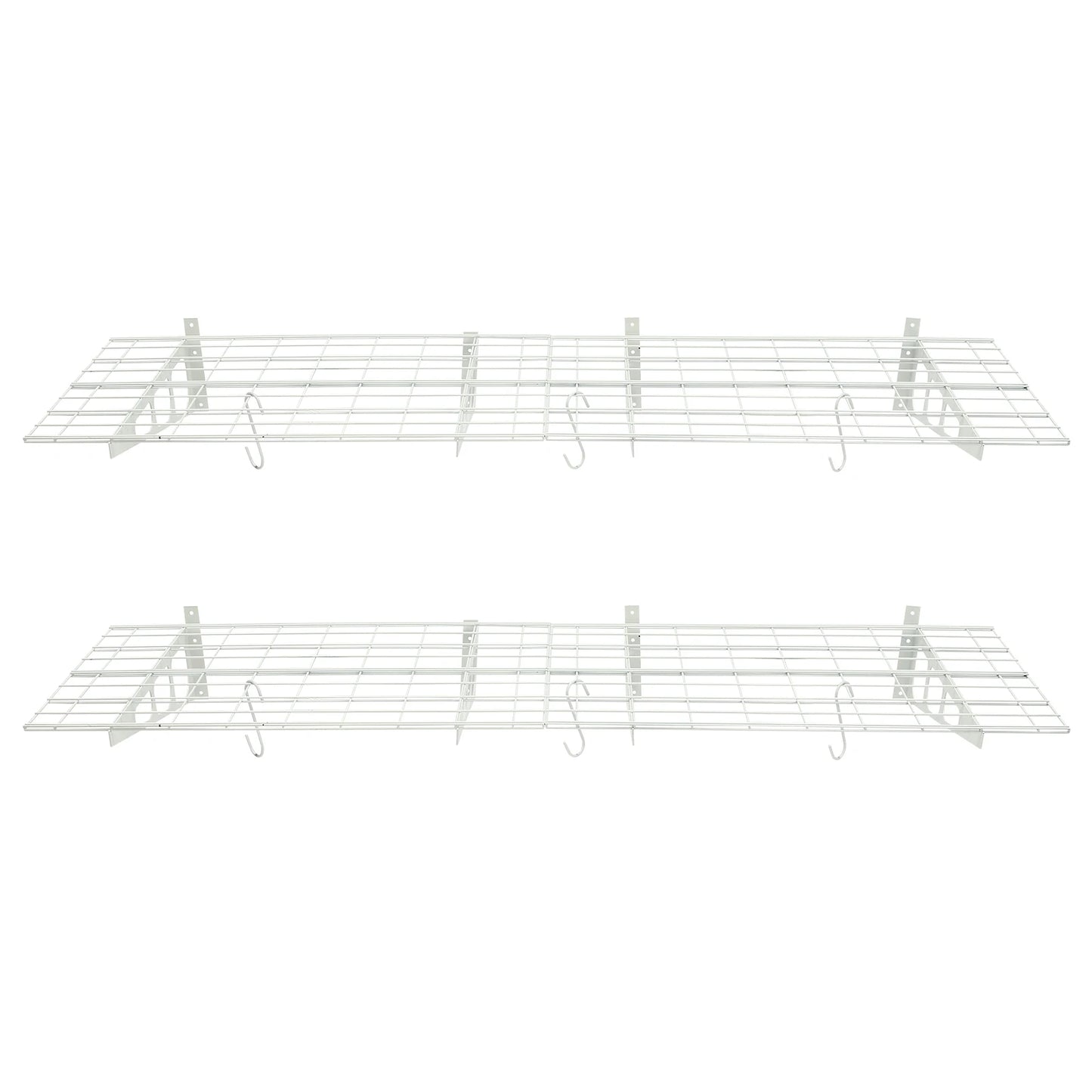 Heavy Duty Garage Wall Shelving Set (2x3ft), Wall Mounted Garage Shelves Capacity, Wall Shelf Storage Rack Floating Shelves