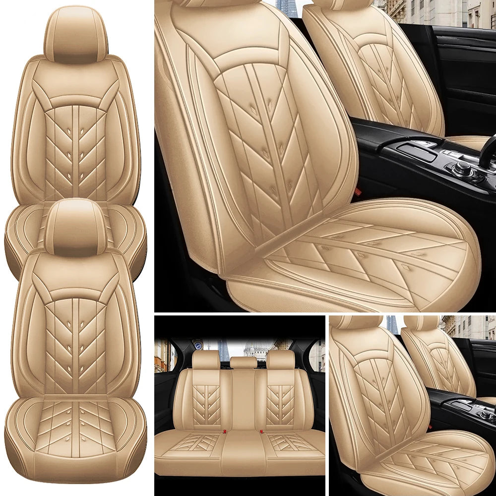 5-Seater Car Seat Cover Full Set Universal Deluxe Waterproof