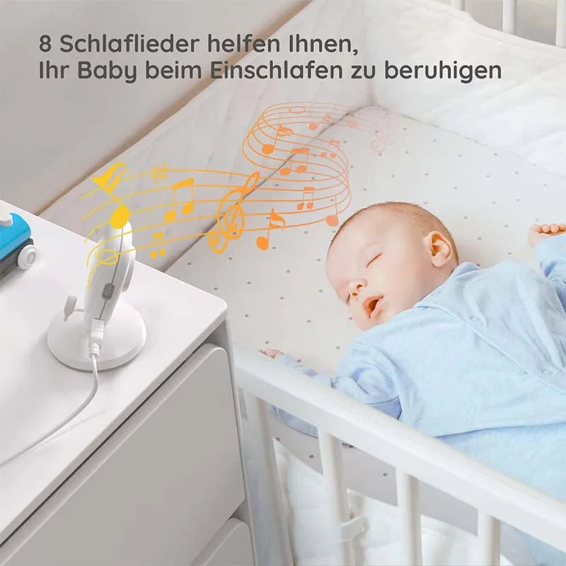 BOIFUN Baby Monitor with Camera and Audio, No WiFi, VOX Mode, Night Vision, 3.2'' HD Screen, Two-Way Audio, Baby Camera