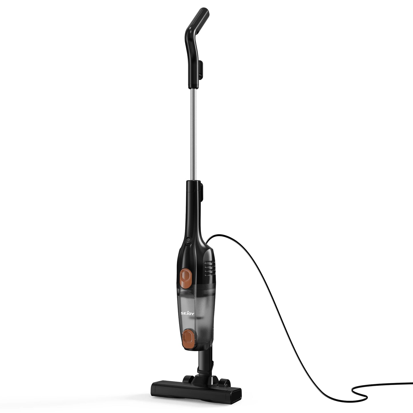 Sejoy 110/220v Corded Vacuum Cleaners 15Kpa Powerful Suction 600W Motor Stick Handheld Vacuum Cleaner for Home Pet Hair Carpet