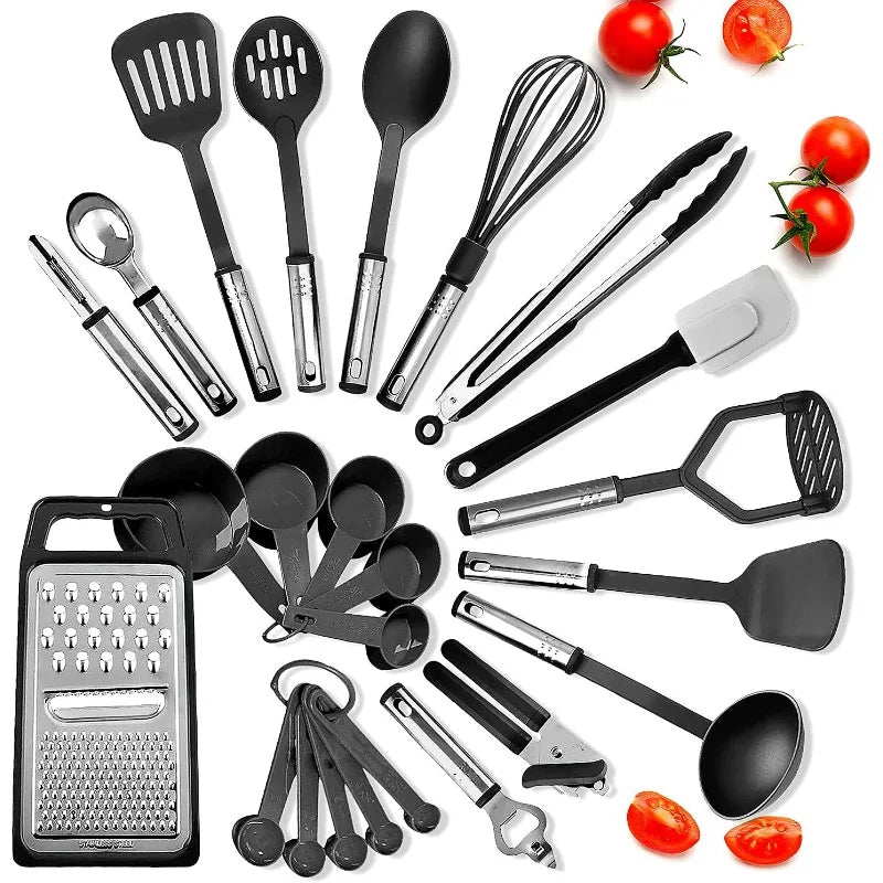Baking Pan Set, 39 Piece Premium Baking Set, Nonstick Bakeware Sets BPA Free, Cookie Sheets for Baking Nonstick Set, Steel Bakin