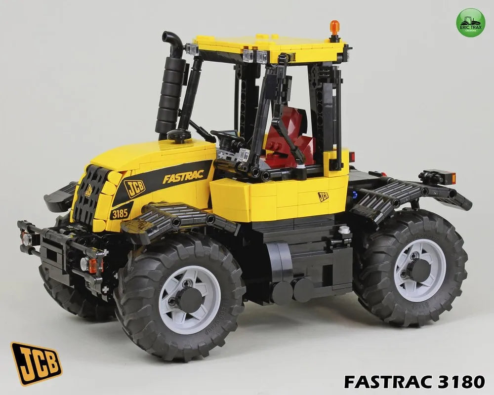 MOC-169365 JCB1:17 Farm Tractor Building Block Model Assembling Toy Jigsaw Puzzle Gift Adult and Children Gift Ornaments