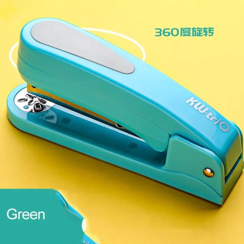 360 Degree Rotary Stapler Multifunctional Heavy Duty Stapler Thickened Effortless Long Stapler Office Binding Tools