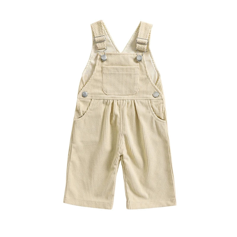 2024-07-18 Lioraitiin 3-24M Baby Girl Summer Overalls Infant Wide Leg Solid Color Jumpsuit Front Pocket Suspender Pants Outfits