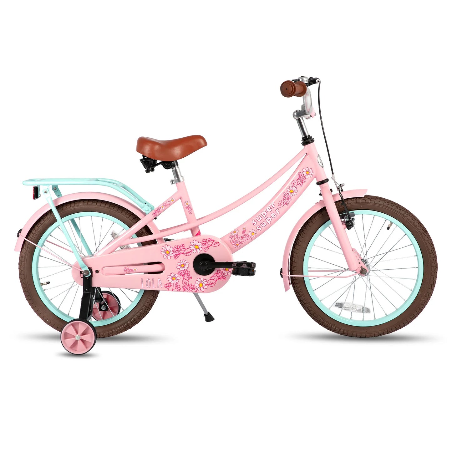 JOYSTAR Petal Girls Bike for Toddlers and Kids, 12 14 16 Kids Bike with Basket for 2-9 Years Old Girls, Kids Bike