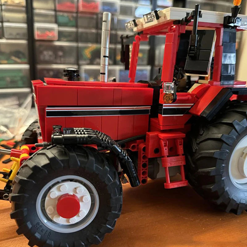 1104-Piece MOC International 1455XL Tractor – Functional Farm Tractor Model, Model Building Blocks, Birthday DIY Toys Gift