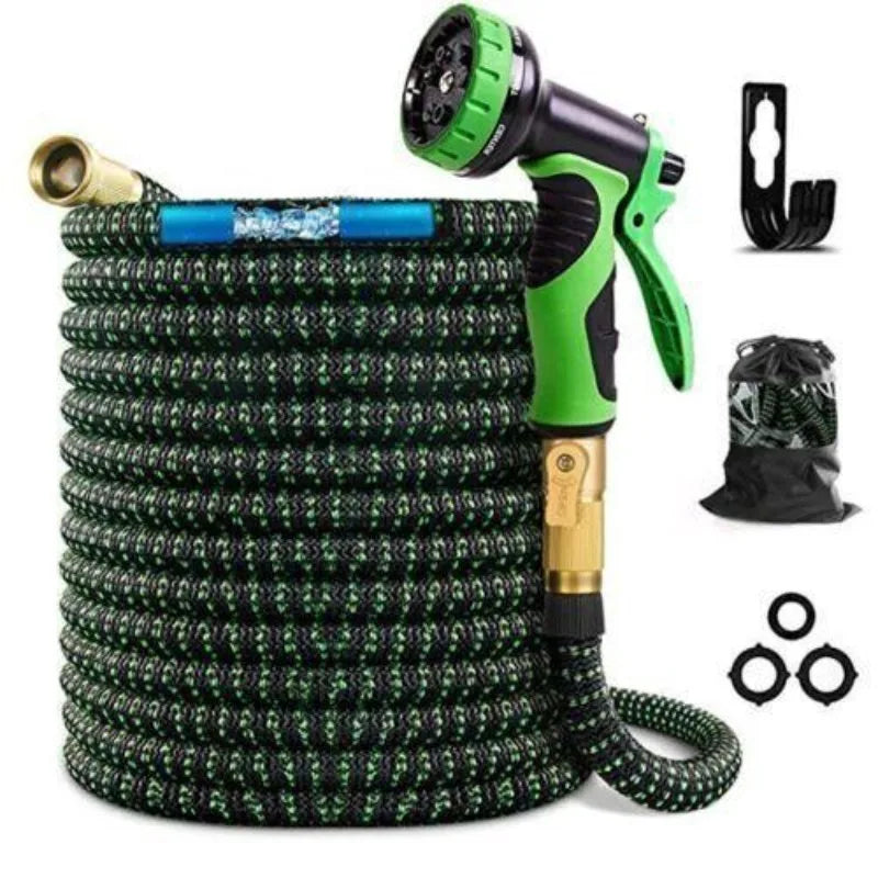 NEW 50FT 100FT 4X Stronger Deluxe Heavy Duty Expandable Flexible Garden Water Hose US Stock