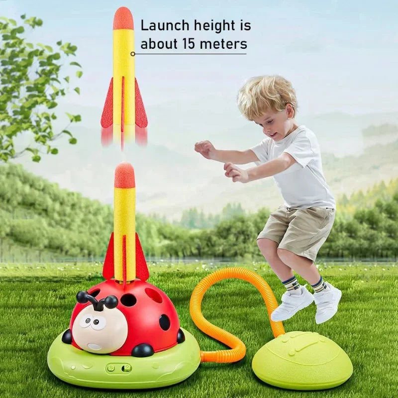 3-In-1 Kid Skipping Rope Machine Ferrule Game Adjustable Sport Machine Somatosensory Training Toy Indoor Outdoor Sport Equipment