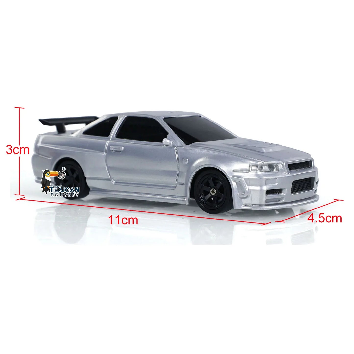 US Stock 1/43 Toys RC Speed Car 4WD RTR Four-wheel Drive Remote Control Mini Racing Drifting Car High Speed Model Gift for Boys