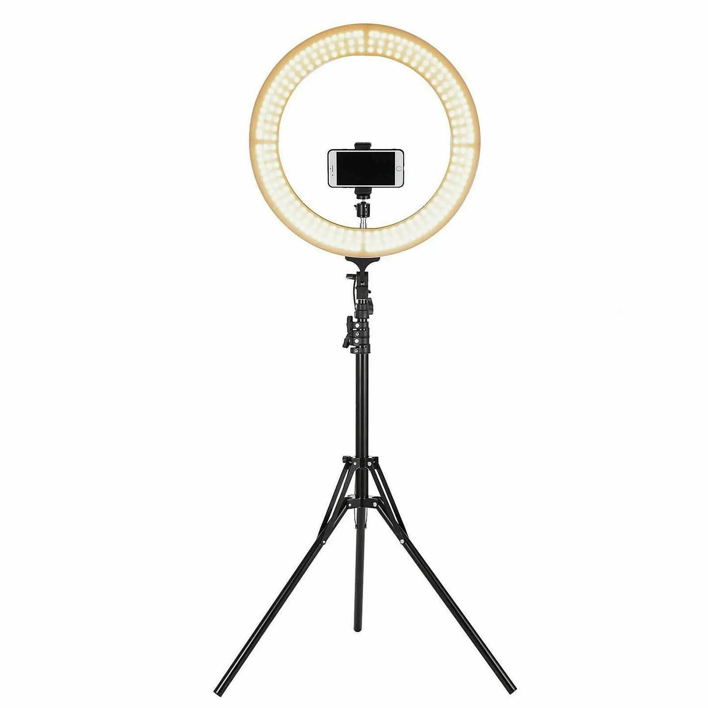 18inch Ring Light with Tripod Stand 3000-6000K Photo Studio Light for Vlog Video Shooting Makeup Selfie Ring Light Dimmable Lamp