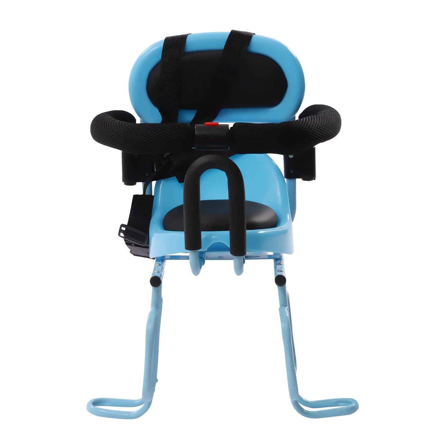 Universal Toddler Bike Seat Safety Child Bike Seat Attachment Front Bicycle Carrier Children's Rear Mounted Bicycle Saddle Blue