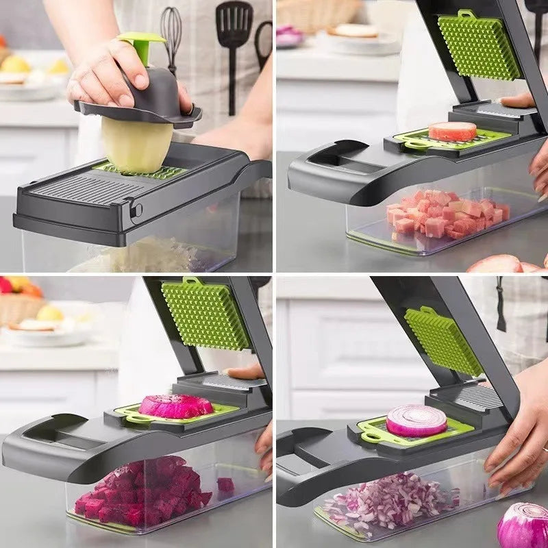 The Rectangular Vegetable Cutter Has A Simple And Elegant Appearance, Reliable Material, And Efficient Cutting