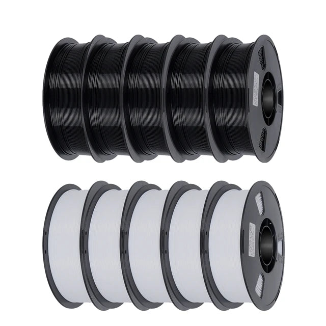 PLA Filament 1.75mm 5kg 10kg 3D Printer Filament Standard 1kg/roll Plastic Spool PLA Black Mix Color Print Material Free Shippin