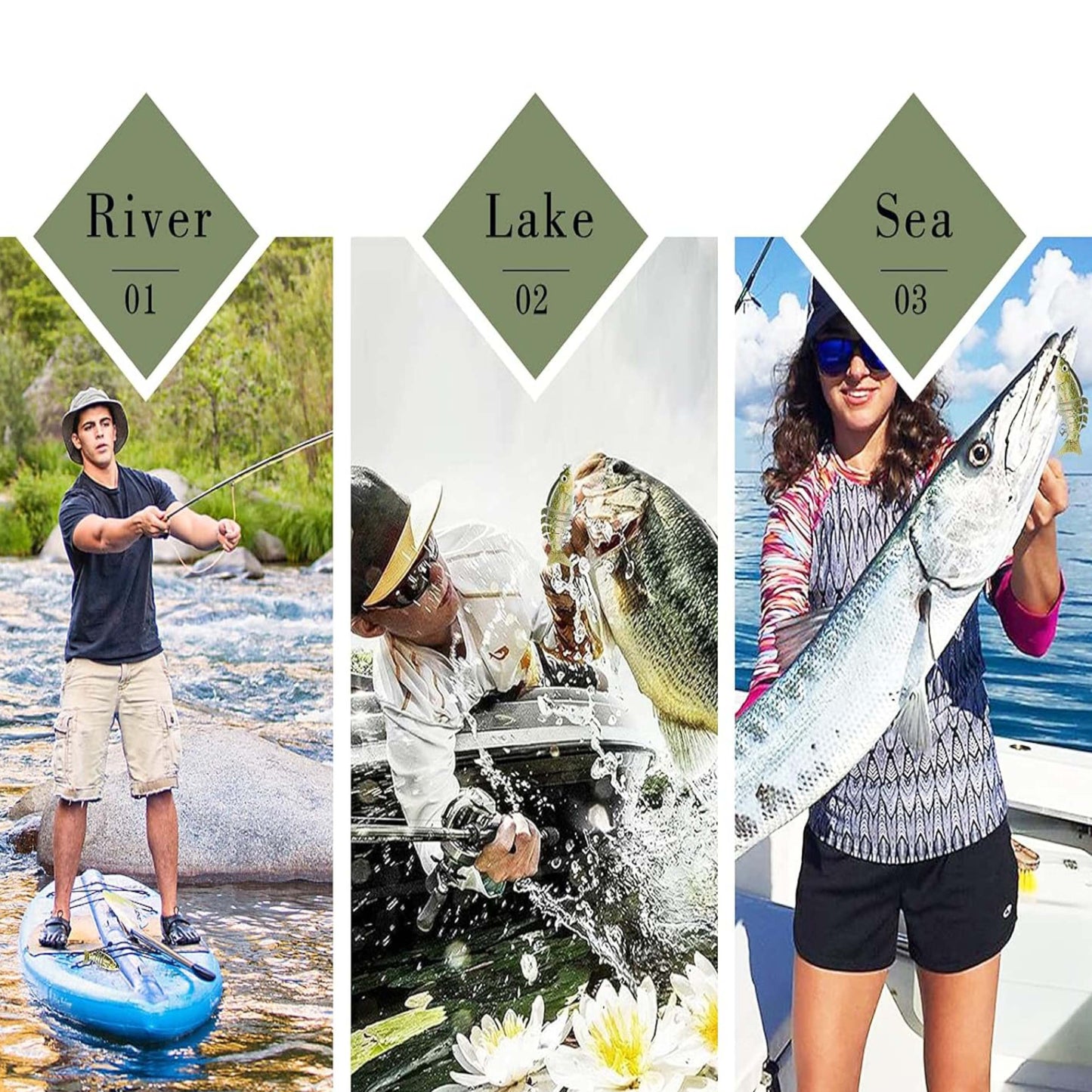 6pcs Realistic Simulated Fishing Bait, Real Swimming Bait, Multi Joint Swimming Bait, Suitable For Both Freshwater And Saltwater, Top Water Fishing Lures, Fishing Lures Kit, Perfect Gift For Anglers