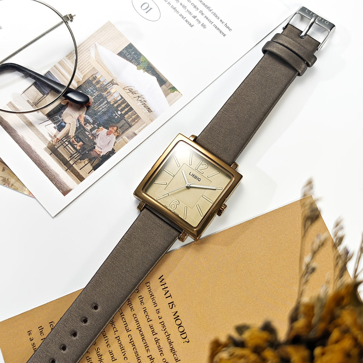 Fashion 'S Watches Waterproof - LIEBIG Slim Business Quartz Watch for Work Party Daily Outfits, Elegant Dress Wristwatch.Suitable for Men And Women.