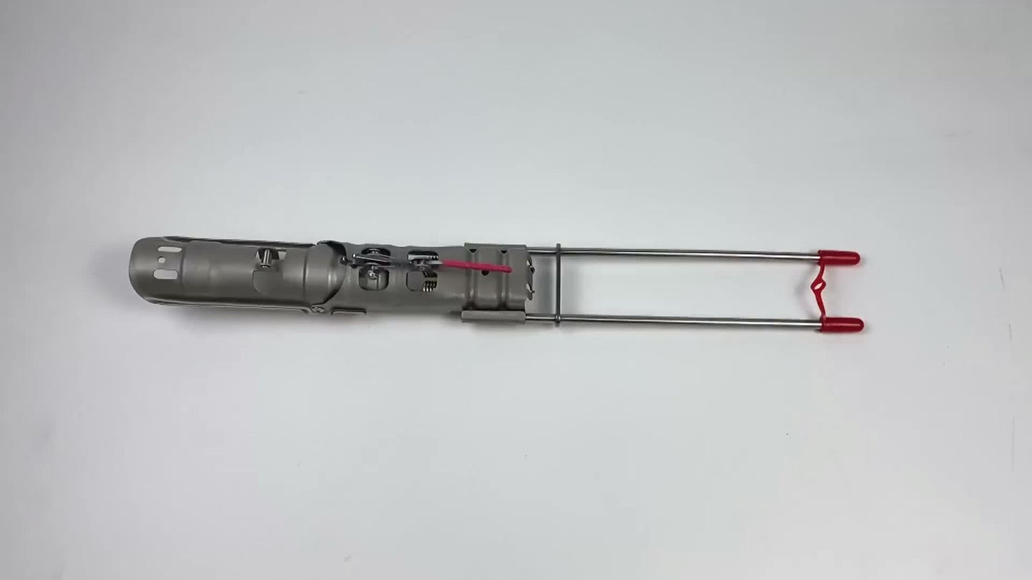 Set of 3 Automatic Spring Fishing Rod Holders Made of Stainless Steel, Featuring Double Springs And a Foldable Design for Ground Support