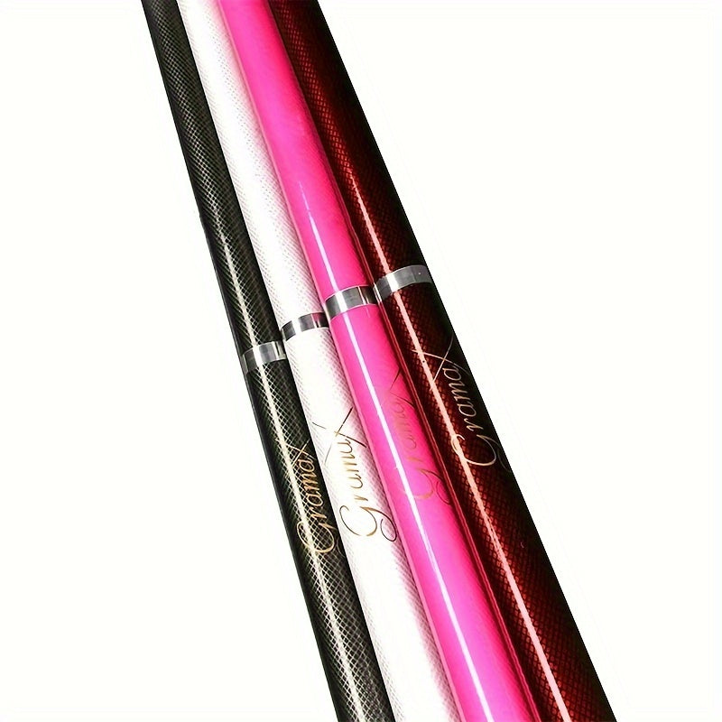 Premium Carbon Fiber Pool Cue - 1/2 Split, Stainless Steel Joint, Versatile for Snooker & Billiards, Black