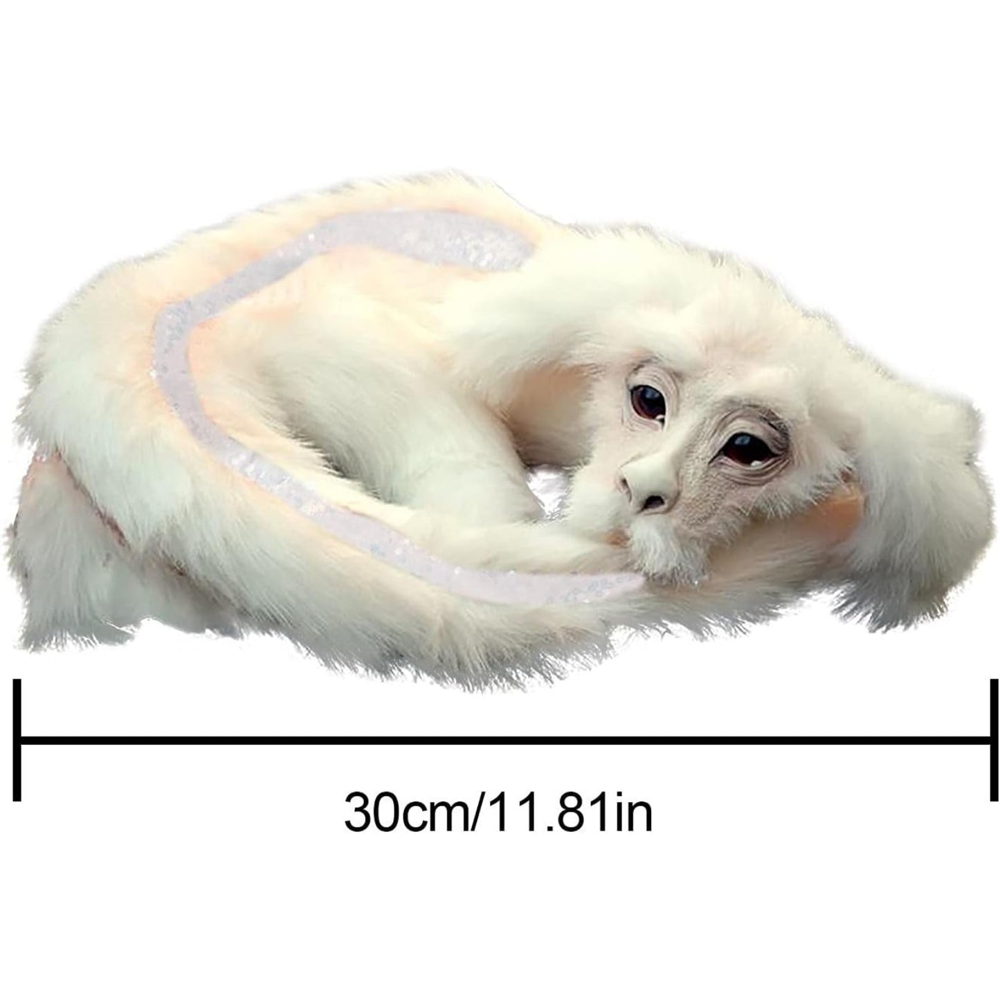 Handmade Falkor Luck Dragon Plush Doll | Large Soft Collectible Figure from The Neverending Story, Polyester and Cloth, Nostalgic 80s Gift, Cuddly Icon for Christmas and Year Round, Perfect for Fans and Collectors