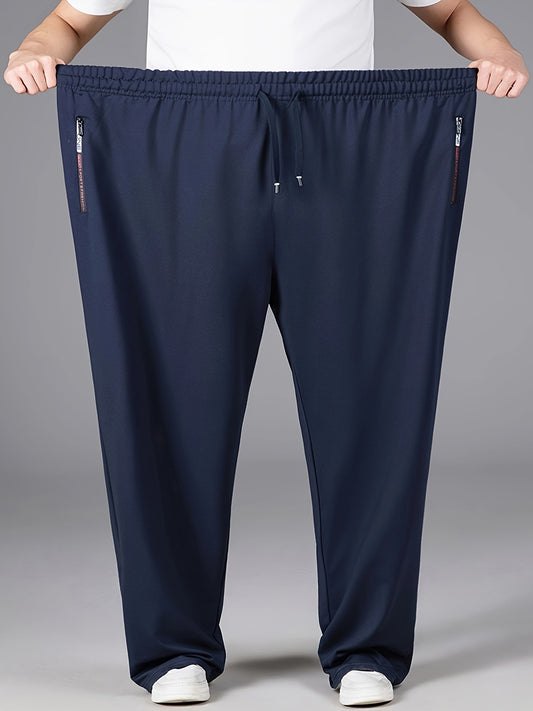 Extra-Large Men'S Casual Spring Sports Pants with Adjustable Drawstrings, Designed for a Relaxed Fit. Ideal for Running, Workouts, Everyday Home Use, Versatile for Various Occasions, And Can Also Serve As a Gift, Plus Size