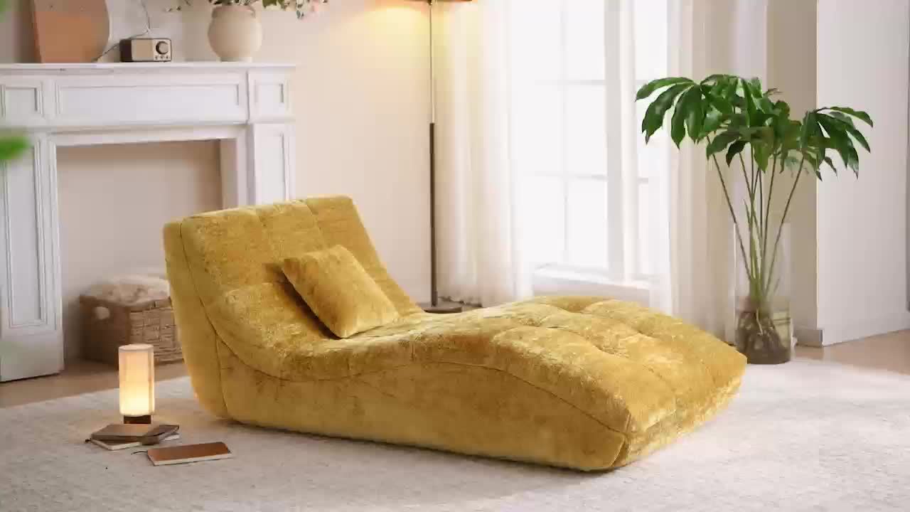 Single Sofa Seat, Yoga Sofa, Leisure Sofa, Armless Platform Sofa, Simple Lazy Sofa, Floor Standing Sofa Seat, Indoor Reading And Leisure Integrated Compression Sponge Sofa, No Assembly Required, Suitable For Living Rooms, Bed
