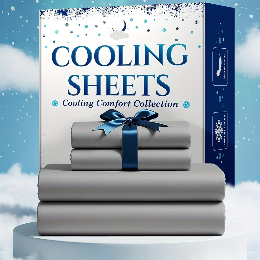 Extra Deep Pocket King Sheets - 4pcs Breathable & Cooling Bed Sheet Set, Hotel Luxury, Soft Wrinkle-Free for Extra Deep Mattresses