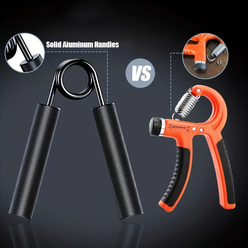 DRASPOTEE 4pcs Heavy-Duty Forearm Exercise Grip Strengthener 50LB-200LB Metal Hand Grip Strengthener, Quick Wrist & Forearm Strength Increase, Hand Gripper For Muscle Building And Hand Rehabilitation