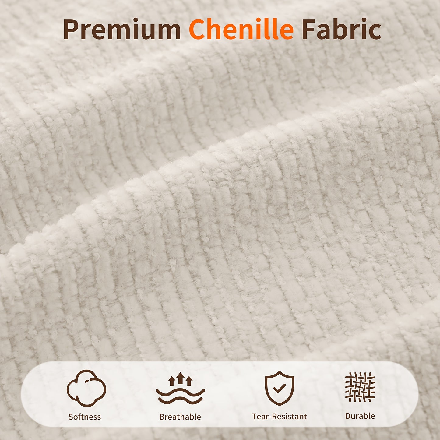 67.72-inch Modern Two-seater Chenille Upholstered Sofa | Comfortable Soft Cushions, Suitable for Living Room, Bedroom, Office, Modern Minimalist Design, Includes Soft Throw Pillows, Hardwood Frame by LNSENFIN