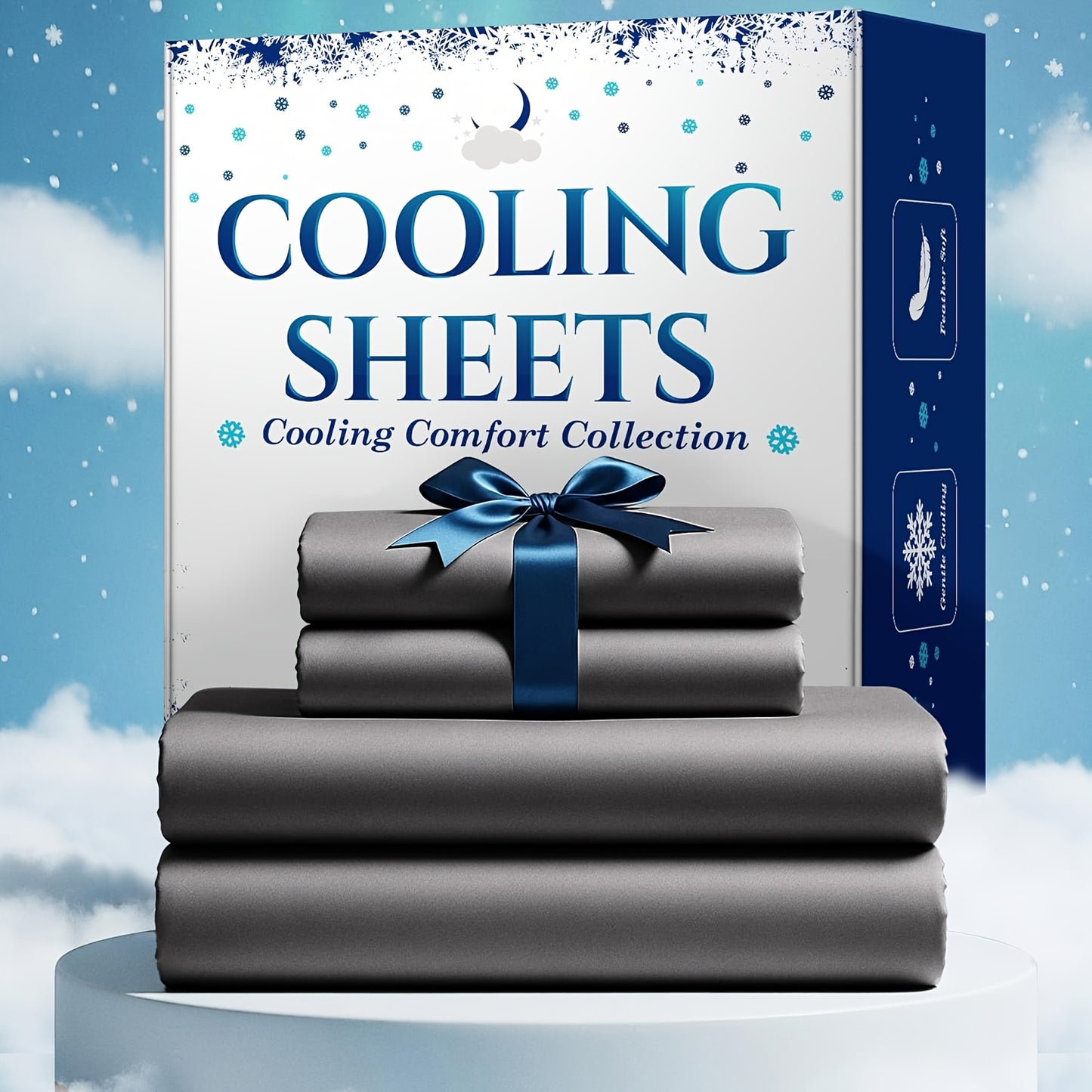 Extra Deep Pocket King Sheets - 4pcs Breathable & Cooling Bed Sheet Set, Hotel Luxury, Soft Wrinkle-Free for Extra Deep Mattresses