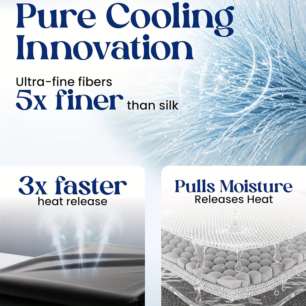 Extra Deep Pocket King Sheets - 4pcs Breathable & Cooling Bed Sheet Set, Hotel Luxury, Soft Wrinkle-Free for Extra Deep Mattresses