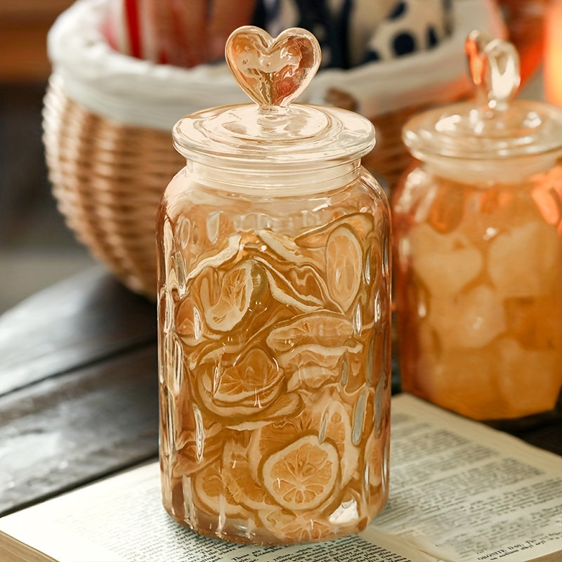 3pcs Set, 650ml-1400ml, Glass Food Storage Tank with Airtight Clamp Lid, Airtight Glass Tank, Clear Storage Container, Suitable for Sugar, Flour, Grains, Coffee, Spices, Storing Sugar, Cereal, Coffee, Biscuits, The First Choi