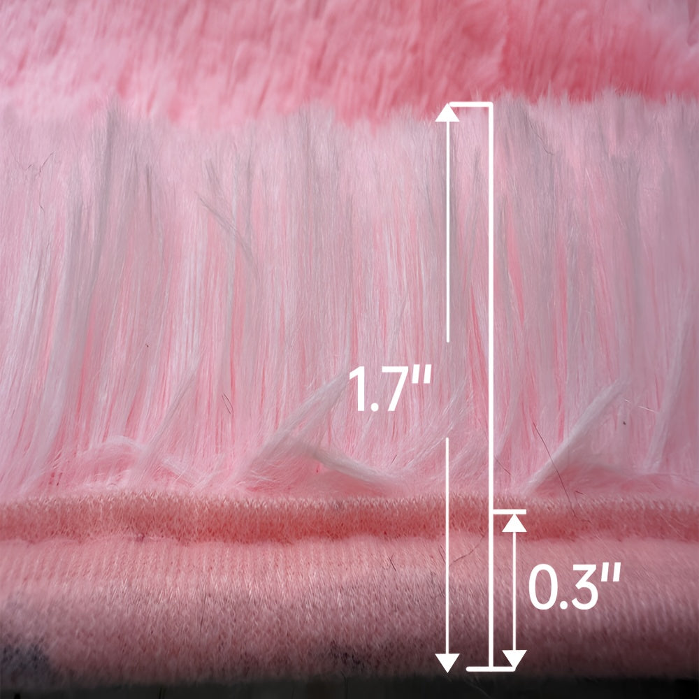 Soft Black Rugs for Bedroom Living Room, 4x6 Feet Modern Indoor Fluffy Shaggy Area Rug, Non-Slip Fuzzy Furry Rug for Bedroom, Dining Room, Christmas Gift, Christmas Decor, Home Decor, High Pile Plush Floor Carpet