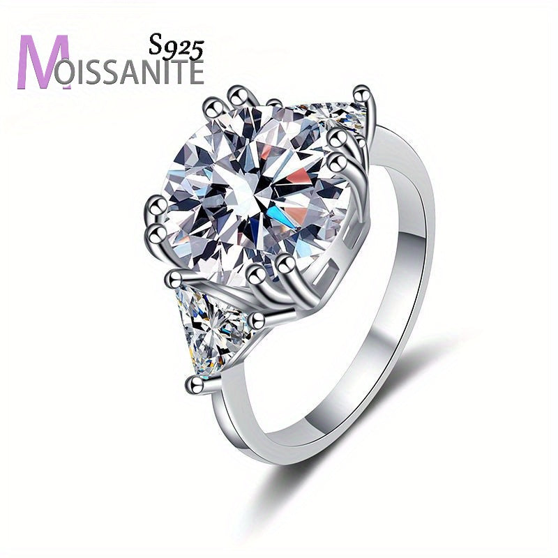 5 Grams Of 925 Sterling Silver Ring With Morganite, Trendy And Elegant Design With A Sense Of High-end Luxury, Perfect For Daily Wear, Birthday, Anniversary, Valentine's Day, Christmas, Halloween Gifts, Comes With A Gift Box,