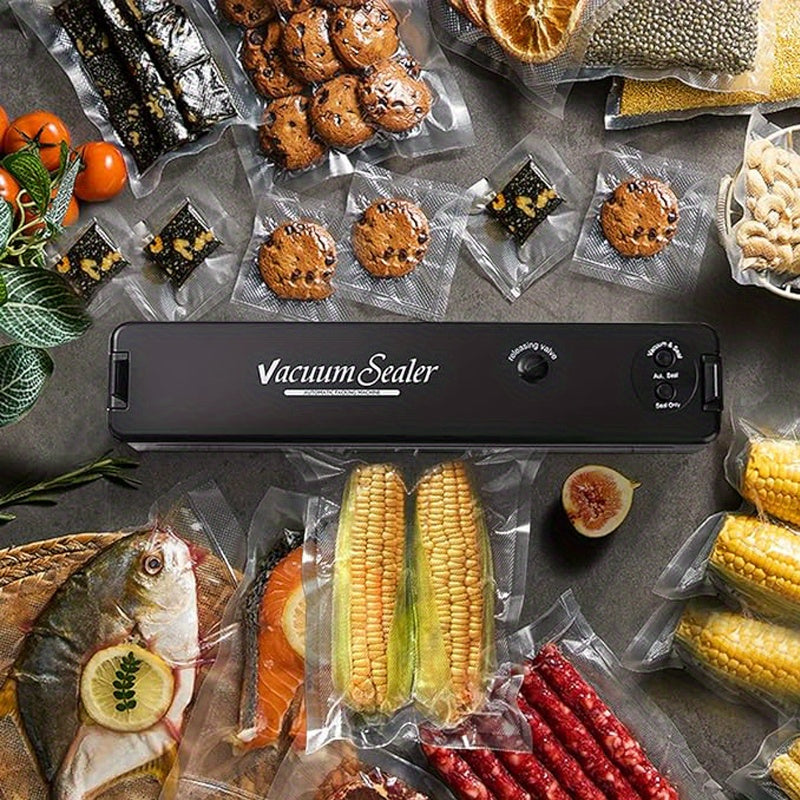 Vacuum Sealer Machine, with 50pcs Seal Bags for Food Saver Storage and Sous Vide, Automatic Air Food Sealing System
