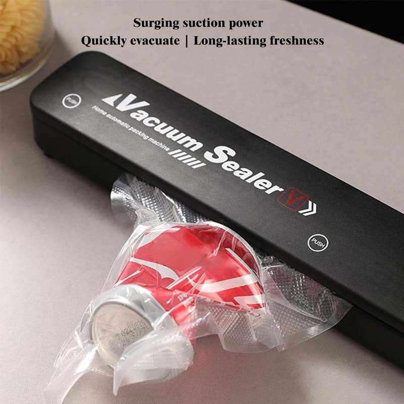 Vacuum Sealer Machine, with 50pcs Seal Bags for Food Saver Storage and Sous Vide, Automatic Air Food Sealing System