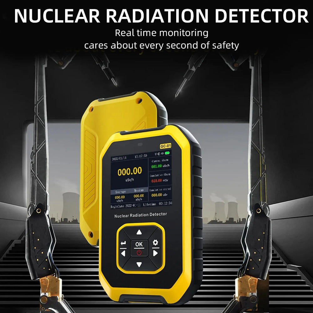 Geiger Counter Nuclear Radiation Detector Radiation Dosimeter With LCD Display, Portable Handheld Beta Gamma X-ray Radiation Monitor Meter, Ideal For Valentine'S Day, Thanksgiving, Christmas, New Year, Spring Festival, Birthd