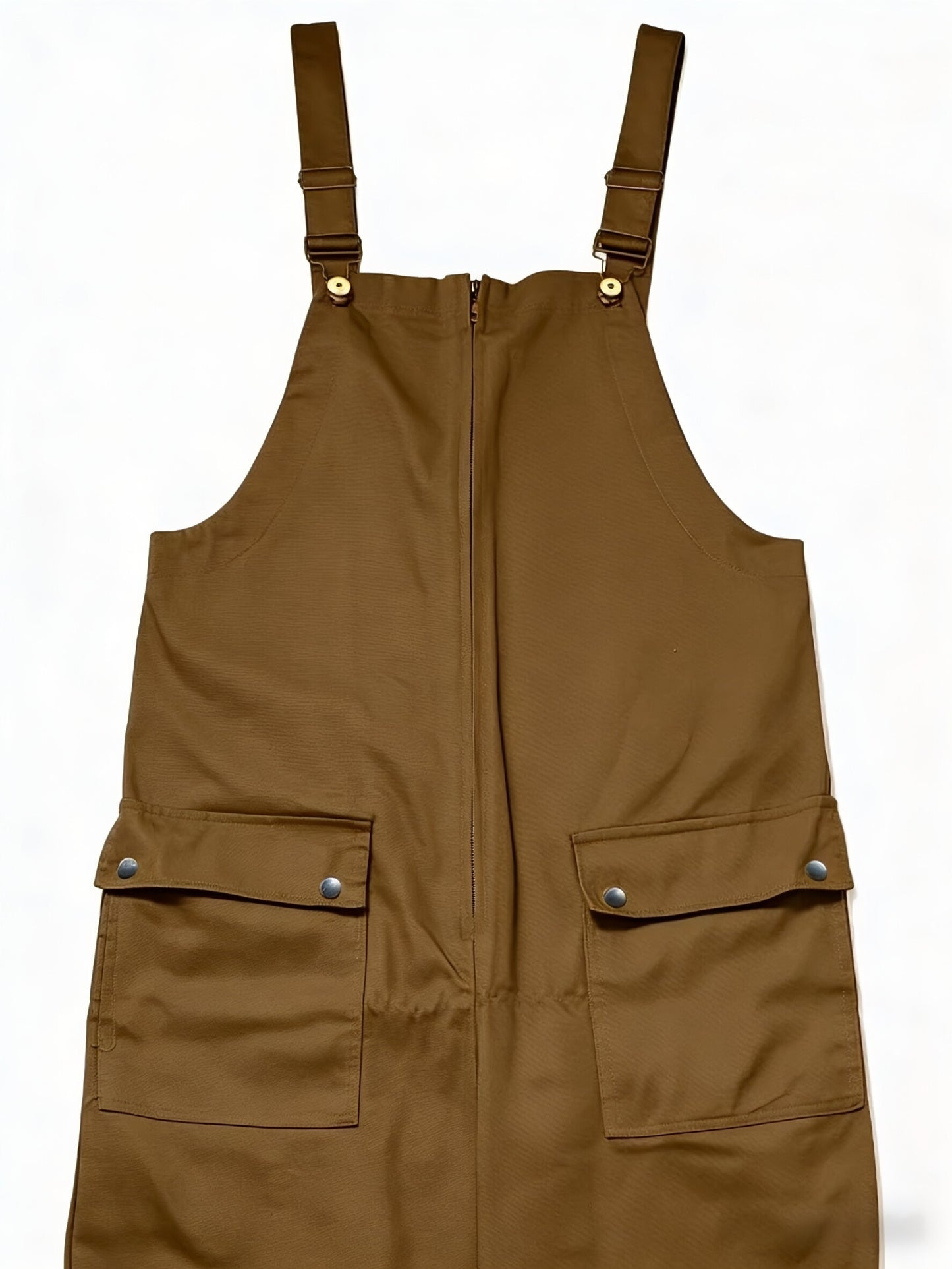European And American Retro Men's Jumpsuits, New Loose And Casual Bib Pants for Spring And Autumn, Adjustable Shoulder Straps, Long Front, Work Pants Loved By Farmers, Wear-resistant And Durable, Easily Cope with Various Jobs