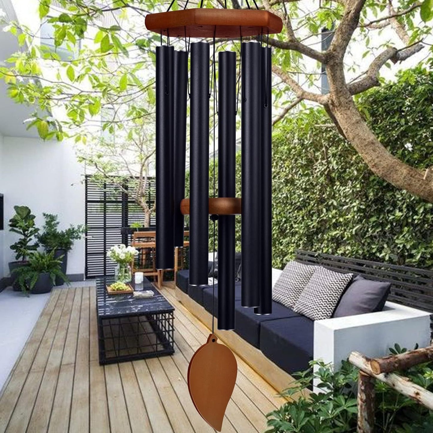 35.5" Sympathy Wind Chimes for Outside Deep Tone