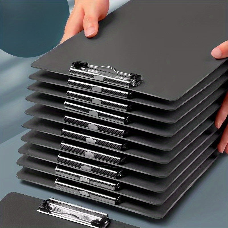 Set of 3 Durable Plastic Notepads | A4 Writing Boards Suitable for Bills, Invoices, And Service Forms, Ideal for Restaurants, Homes, Supermarkets, And Offices