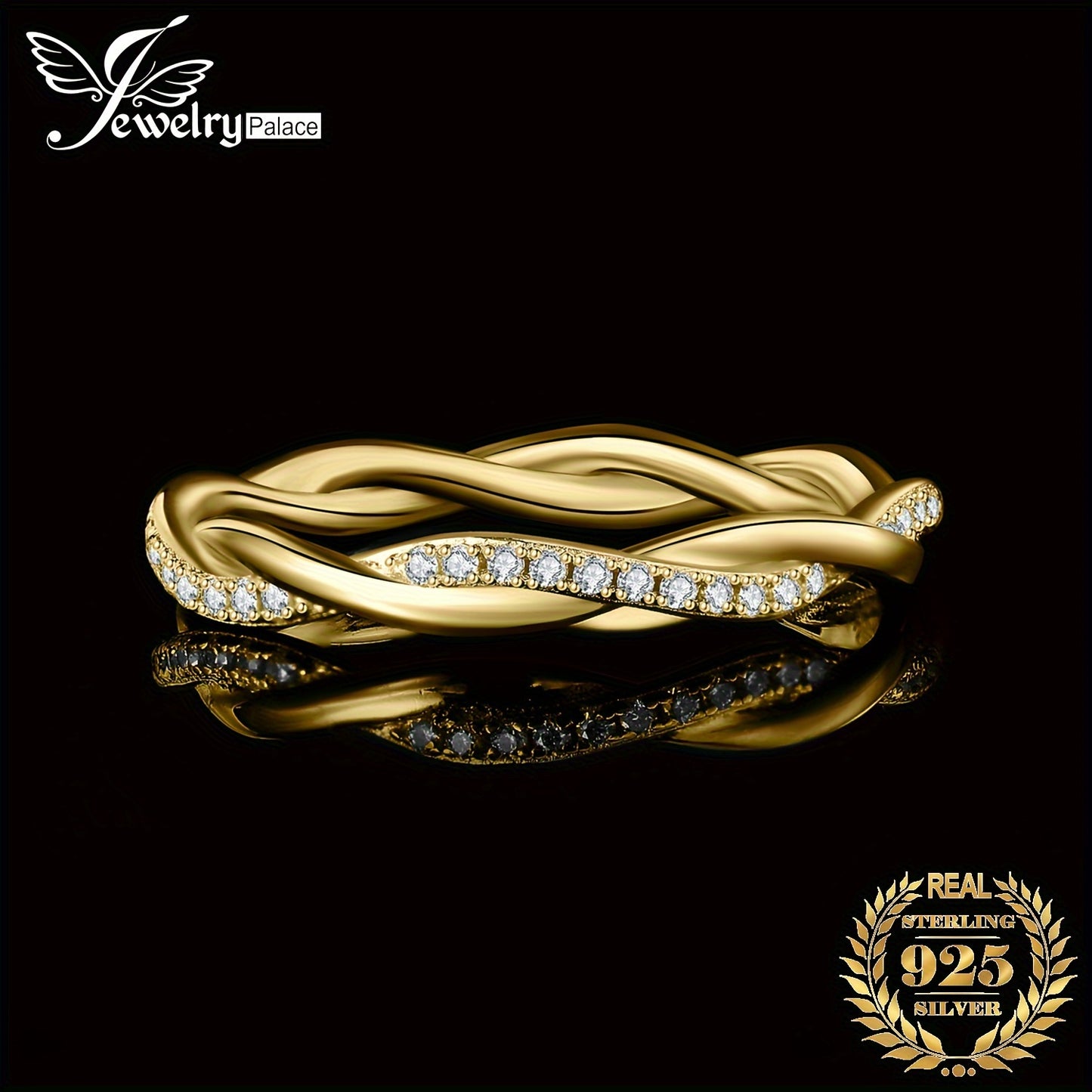 1pc 925 Sterling Silver Infinity Design Round Cut Cubic Zirconia Decor Wedding Engagement Ring For Woman For Girl Perfect For Wedding Engagement For Daily Decoration Fine Jewelry