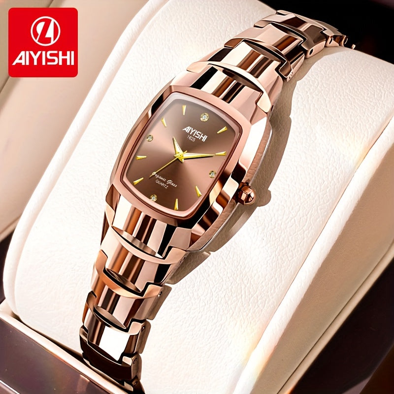 AIYSIHI Ladies&Apos; Elegant And Gorgeous Glow in The Dark Watch with Rhinestones And High Aesthetic Quartz Watch, A Gift for Female Friends