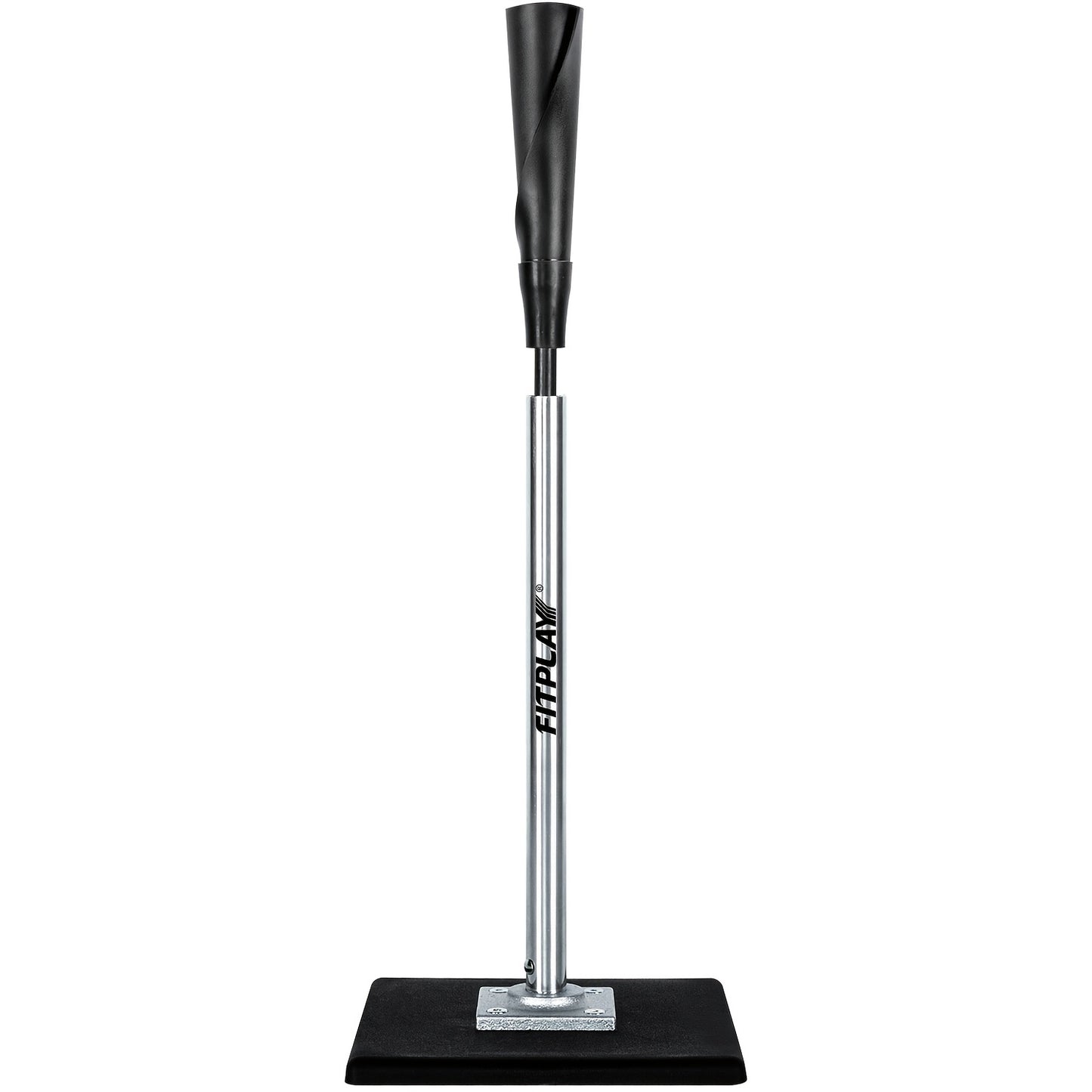 Heavy-Duty Baseball/Softball Batting Tee with Adjustable Height (25-37") - Portable Baseball/Softball Training Tee with Non-Slip Base, Sturdy Rubber Top - for Youngsters, Teens, Adults, Teams - Indoor/Outdoor Practice, Games