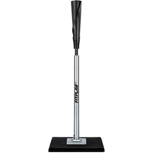 Heavy-Duty Baseball/Softball Batting Tee with Adjustable Height (25-37") - Portable Baseball/Softball Training Tee with Non-Slip Base, Sturdy Rubber Top - for Youngsters, Teens, Adults, Teams - Indoor/Outdoor Practice, Games