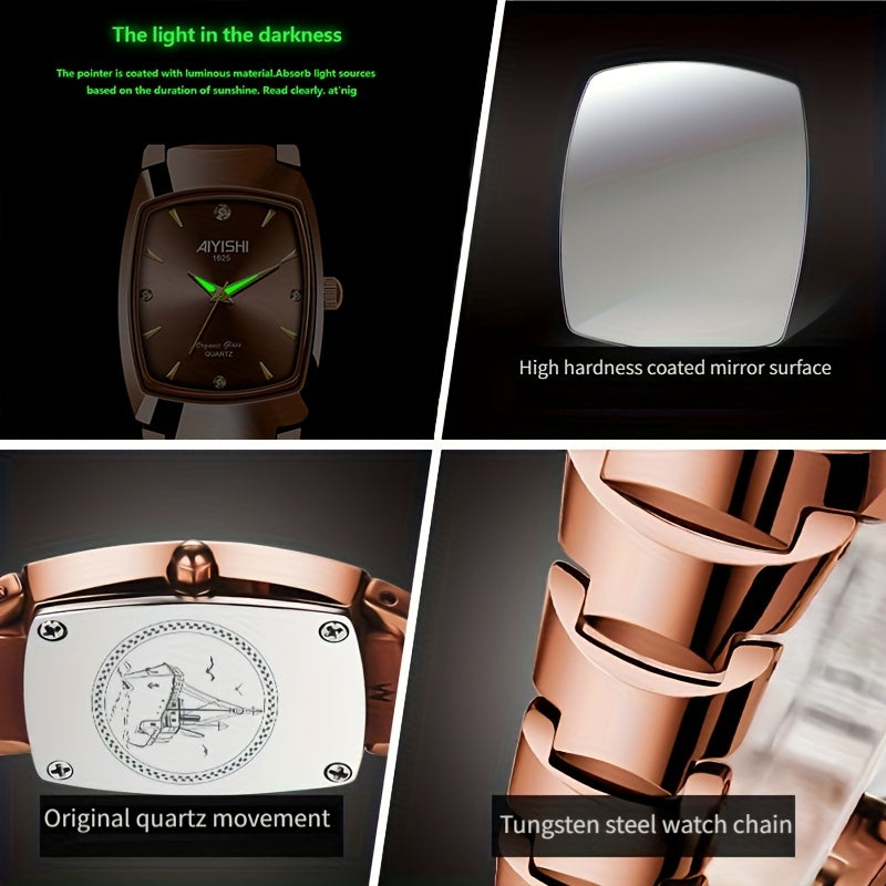 AIYSIHI Ladies&Apos; Elegant And Gorgeous Glow in The Dark Watch with Rhinestones And High Aesthetic Quartz Watch, A Gift for Female Friends