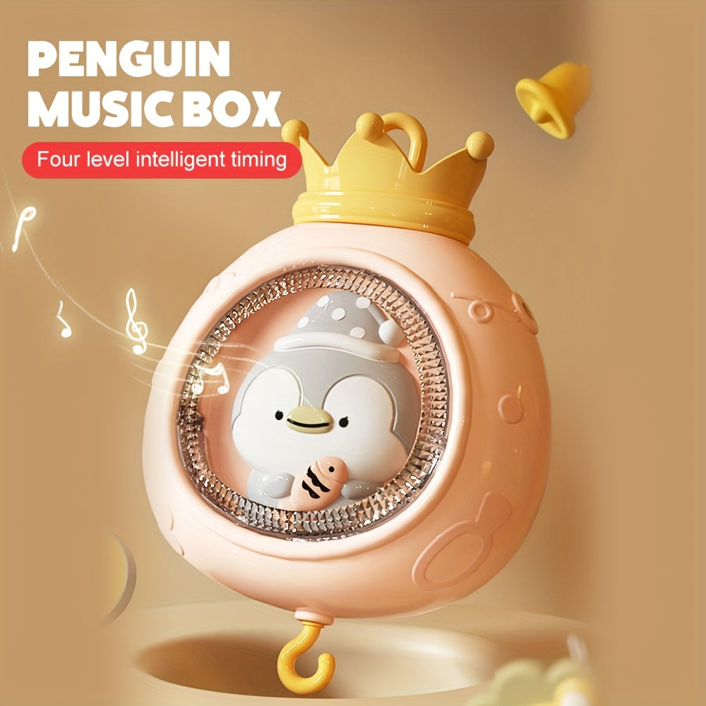 Baby Musical Crib Mobile with 150 Lullabies & Remote Control, Rotating Bed Hanging Toy with Soothing Lights & 150 Melodies, Bedside Mobile for 0-36 Months, Pink/Gray/Blue (Easy Install, Durable Plastic)